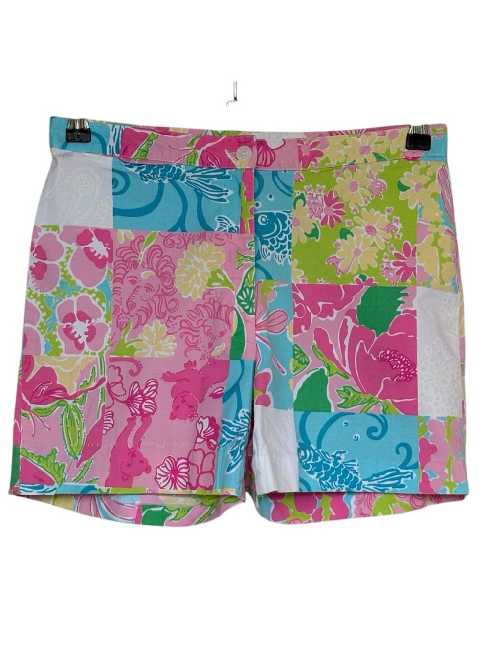 Vintage Lilly Pulitzer Patchwork Shorts Size 4